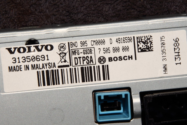 Instrument kjørecomputer til Volvo V60/V60 CC 2013-2018 (Type I, Fase 2) (VOLVO|31350691|)
