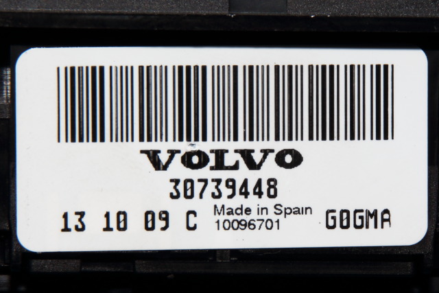 Bryter lys til Volvo V60/V60 CC 2013-2018 (Type I, Fase 2) (VOLVO|30739448|)