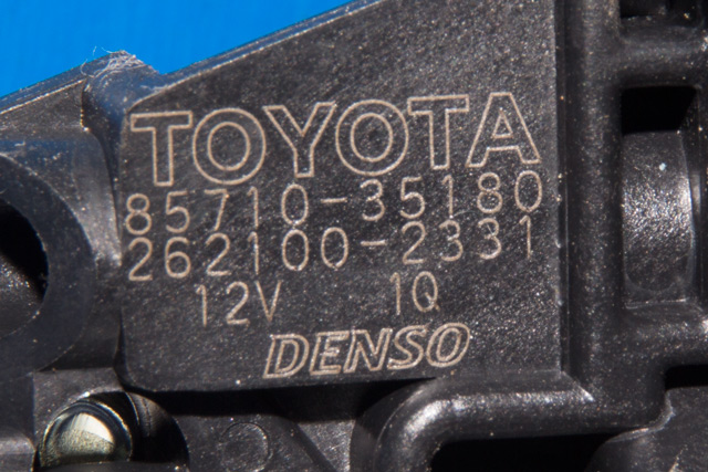 Ruteheis høyre foran til Toyota RAV4 2013-2015 (Type IV, Fase 1)  (DENSO|262100-2331|85710-35180|)