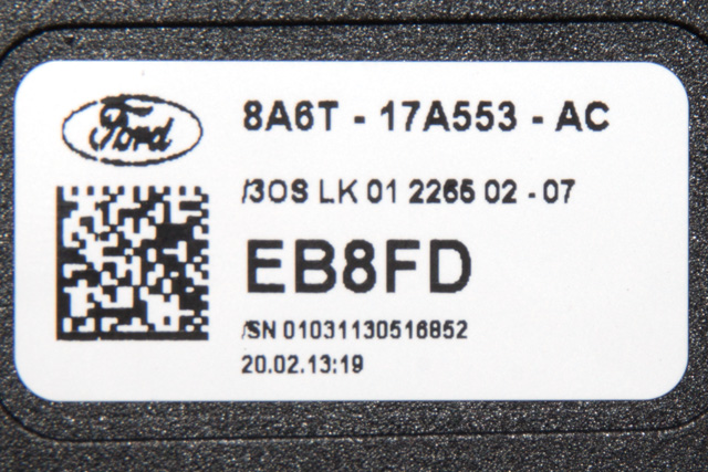 Bryter visker til Ford B-Max 2012-2017  (FORD|8A6T-17A553-AC|)