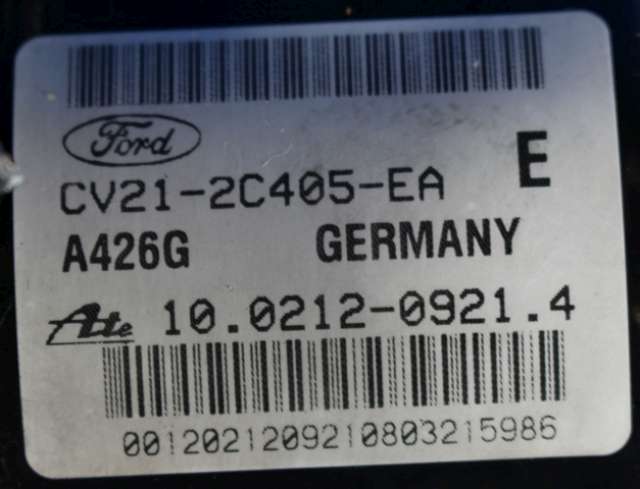 ABS sentral til Ford B-Max 2012-2017 (FORD|CV21-2C405-EA|)
