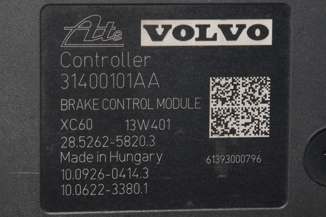 ABS sentral til Volvo V60/V60 CC 2013-2018 (Type I, Fase 2) (VOLVO|P31400101|)