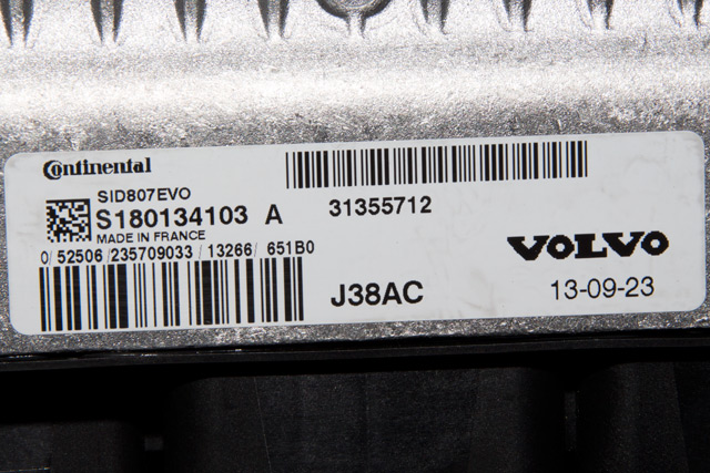 Styreenhet motor til Volvo V60/V60 CC 2013-2018 (Type I, Fase 2)  (CONTINENT|S180134103 A|31355712|)