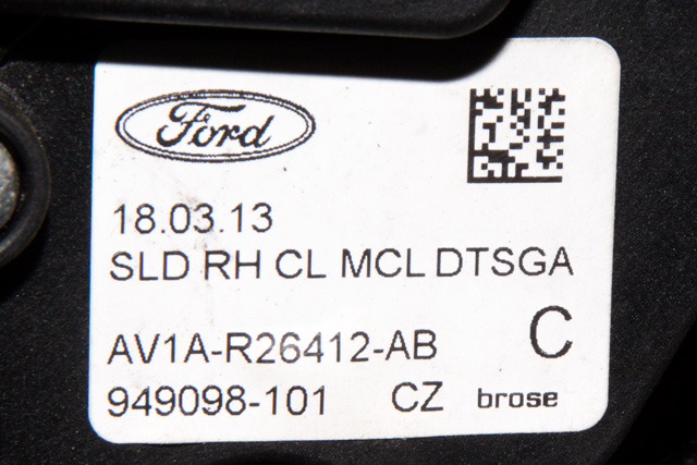 Låsekasse høyre bak til Ford B-Max 2012-2017 (FORD|AV1A-R26412-AB|)
