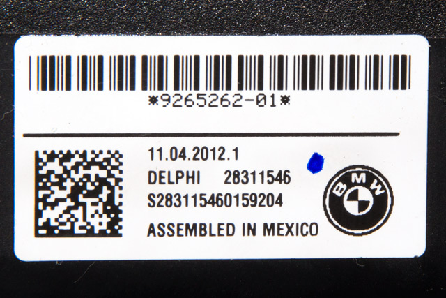 Bryter diverse til BMW X3 2010-2017 (F25) (F25) (DELPHI|28311546|9 265 262|)