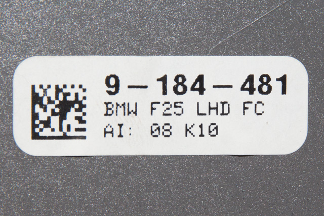 Dashbord diverse til BMW X3 2010-2017 (F25) (F25) (BMW|9 184 481|)