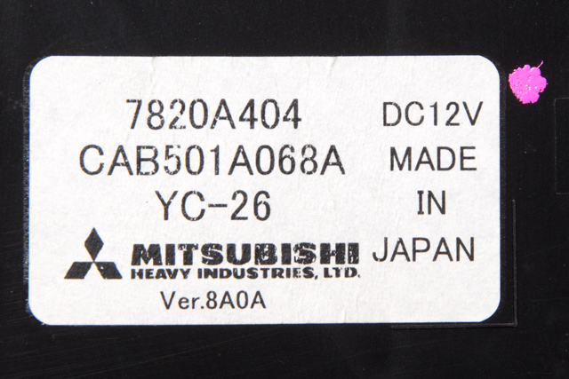 Styreenhet klima/aircondition til Mitsubishi Outlander 2010-2012 (Type II, Fase 2)  (MITSUBISHI|7820A404|)