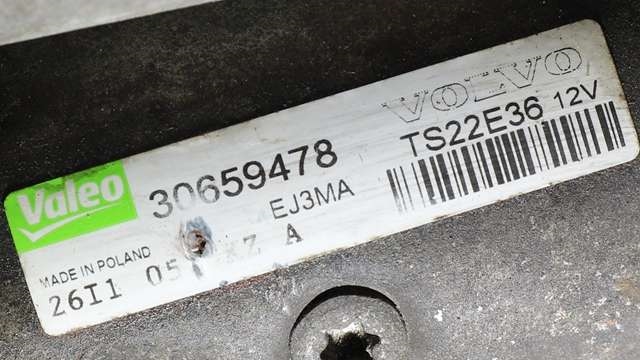 Starter diesel til Volvo V60 2010-2013 (Type I, Fase 1)  (VALEO|TS22E36|30659478|)