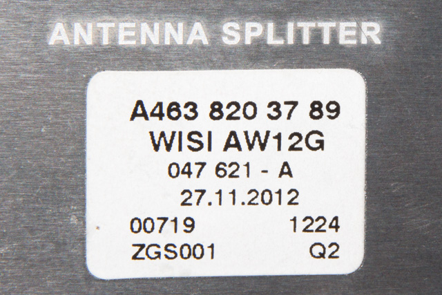 Styreenhet antenne til Mercedes GLK 2008-2015 (X204) (X204) (MERCEDES|A 463 820 37 89|)