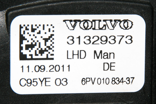Pedal gass til Volvo V60 2010-2013 (Type I, Fase 1) (VOLVO|31329373|)