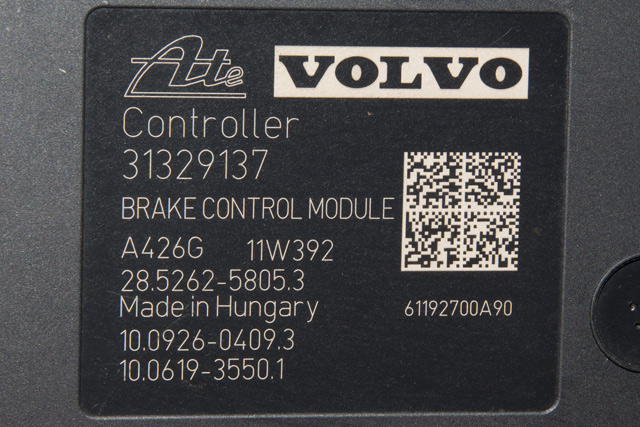 ABS sentral til Volvo V60 2010-2013 (Type I, Fase 1) (VOLVO|P31329137|)