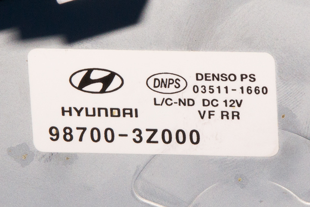 Viskermotor bakrute til Hyundai i40 2012-2017 (DENSO|03511-1660|98700-3Z000|)