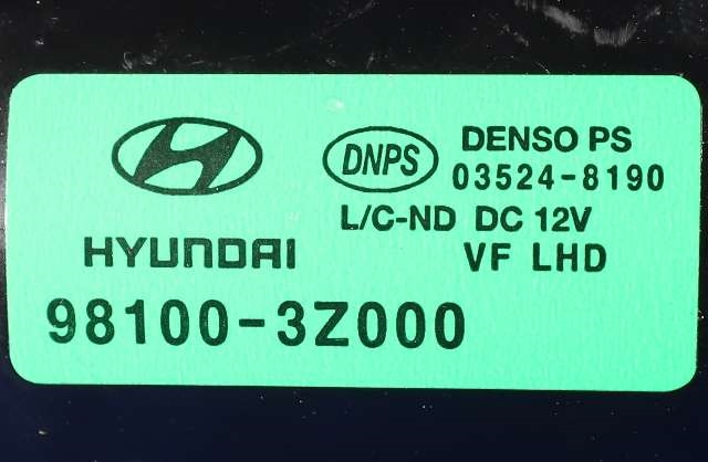 Viskermotor frontrute komplett m/overføring til Hyundai i40 2012-2017  (DENSO|03524-8190|98100-3Z000|)