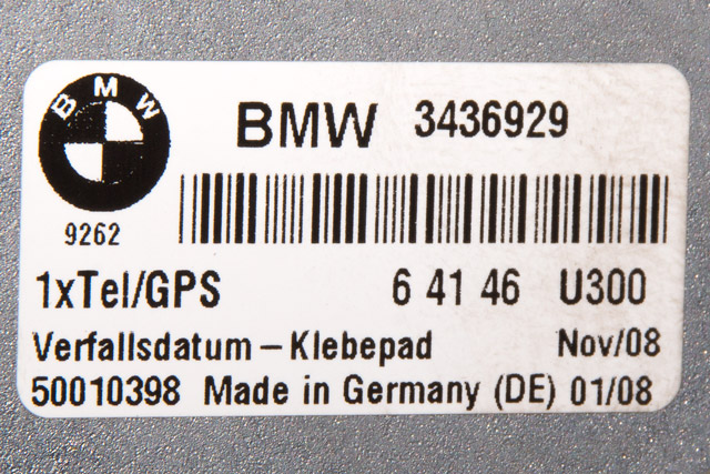 Antenne navigasjon til BMW X3 2007-2010 (Fase 2) (E83) (E83) (BMW|3 436 929|)