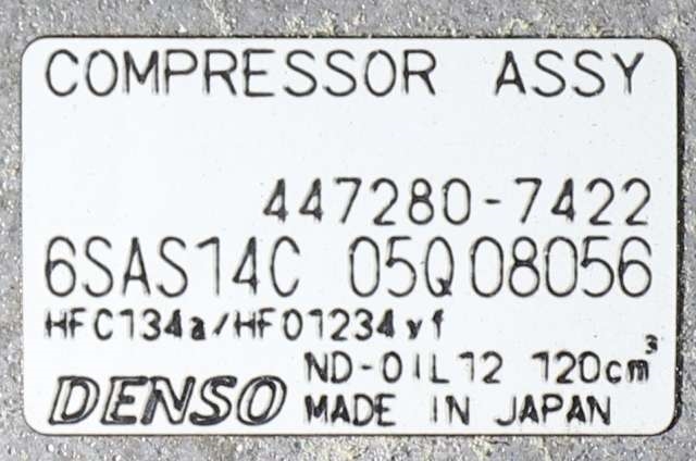 Aircondition kompressor til Mercedes B-Klasse 2011-2018 (W246) (W246) (DENSO|447280-7422|)