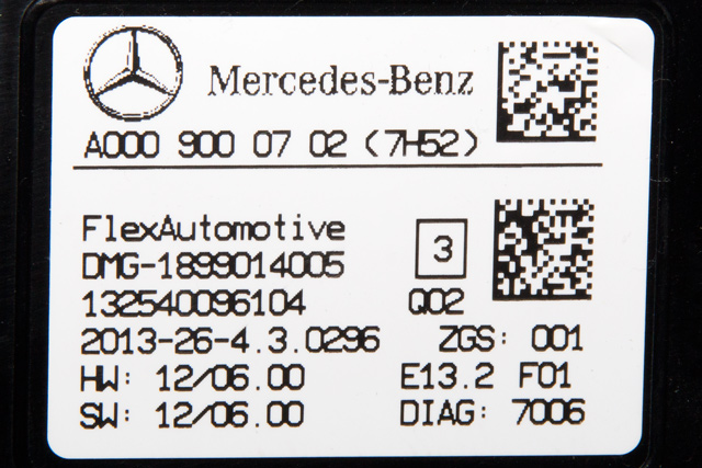 Taklyspanel til Mercedes B-Klasse 2011-2018 (W246) (W246) (MERCEDES|A 000 900 07 02|)