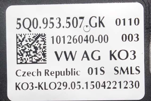 Bryter combi til VW Golf VII 2012-2017 (Fase 1)  (VAG|5Q0 953 507 GK|)