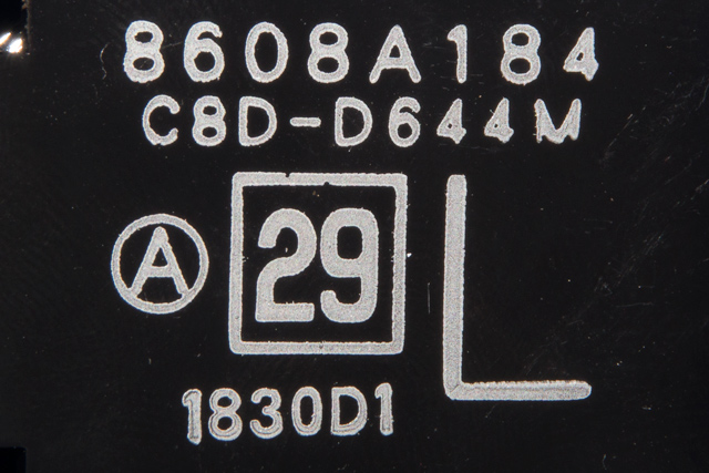Bryter ruteheis til Mitsubishi Outlander 2010-2012 (Type II, Fase 2) (MITSUBISHI|8608A184|)