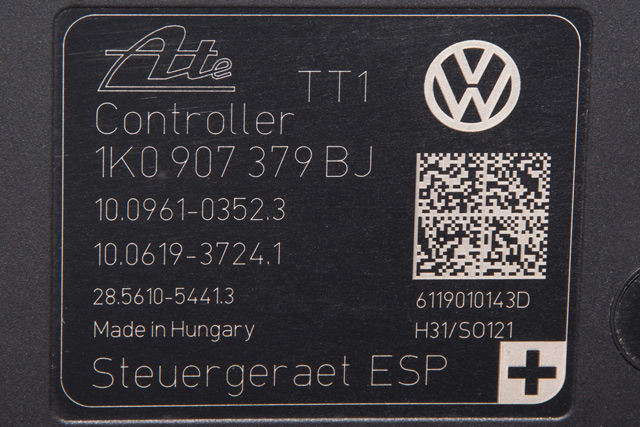 ABS sentral til Škoda Yeti 2009-2013 (Fase 1)  (VAG|1K0 614 517 DE|)