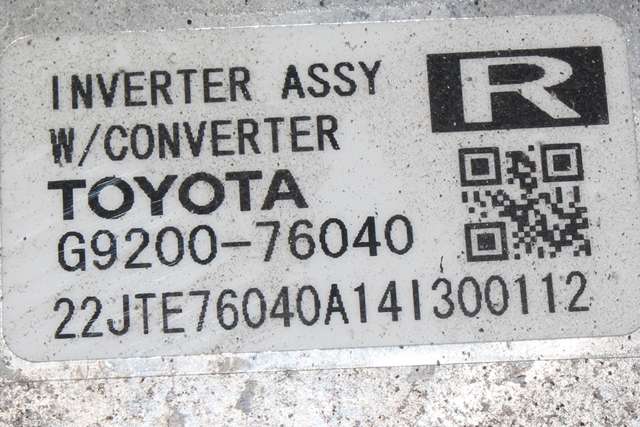 Inverter hybrid til Lexus CT 2010-2020 (TOYOTA|G9200-76040|)