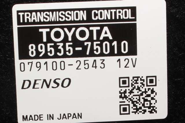 Styreenhet girkasse, hybrid til Toyota Auris 2010-2012 (Type I, Fase 2)  (TOYOTA|89535-75010|)