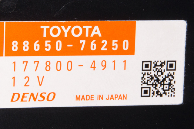 Styreenhet klima/aircondition til Lexus CT 2010-2020  (DENSO|177800-4911|88650-76250|)