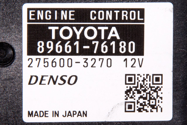 Styreenhet motor til Lexus CT 2010-2020 (DENSO|275600-3270|89661-76180|)