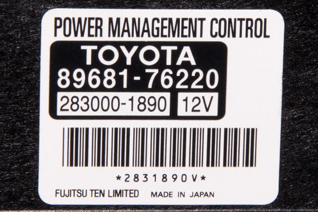 Styreenhet diverse til Lexus CT 2010-2020  (DENSO|283000-1890|89681-76220|)