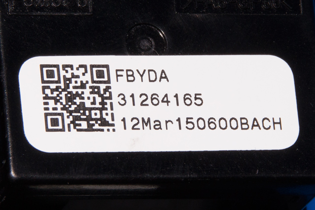 Bryter visker til Volvo S60 2010-2014 (Type II, Fase 1)  (VOLVO|31264165|)