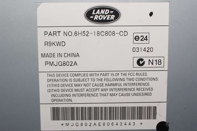 Bilstereo forsterker til Jaguar XF 2008-2015 (X250) (X250) (JAGUAR|6H52-18C808-CD|)