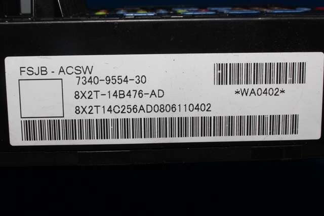 Sikringsboks kupe til Jaguar XF 2008-2015 (X250) (X250) (JAGUAR|8X2T-14B476-AD|)