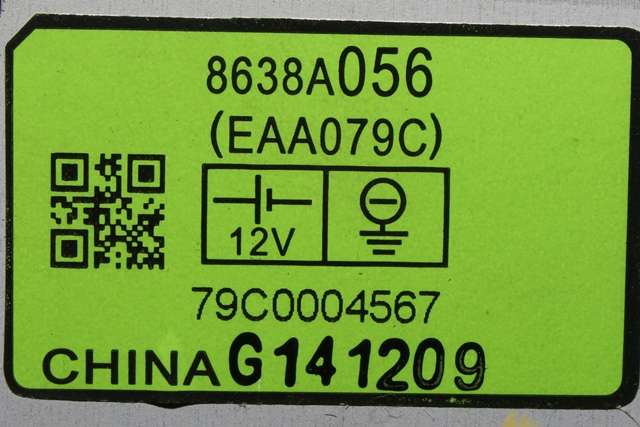 Styreenhet diverse til Mitsubishi i-MiEV 2010-->>  (MITSUBISHI|8638A056|)