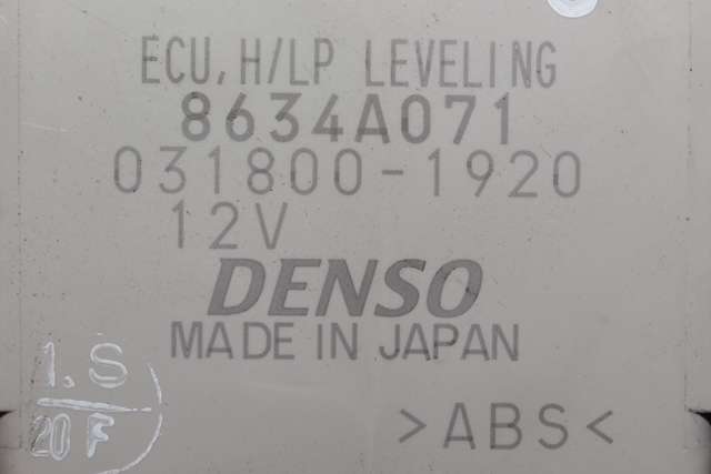 Styreenhet diverse til Mitsubishi i-MiEV 2010-->>  (DENSO|031800-1920|8634A071|)