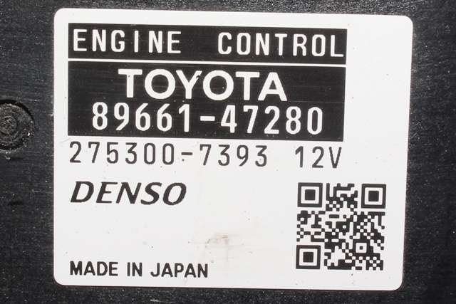 Styreenhet motor til Toyota Prius 2009-2016 (Type III) (COMBI) (COMBI) (DENSO|275300-7393|89661-47280|)
