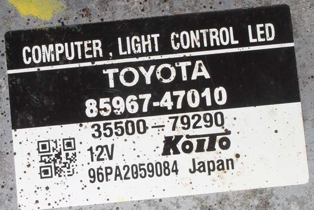 Styreenhet xenon/ballast til Toyota Prius 2009-2016 (Type III) (COMBI) (COMBI) (KOITO|35500-79290|85967-47010|)