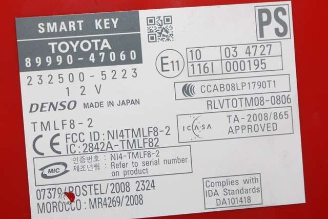 Styreenhet nøkkelfri/keyless til Toyota Prius 2009-2016 (Type III) (COMBI) (COMBI) (TOYOTA|89990-47060|)