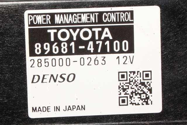 Styreenhet diverse til Toyota Prius 2009-2016 (Type III) (COMBI) (COMBI) (TOYOTA|89681-47100|)