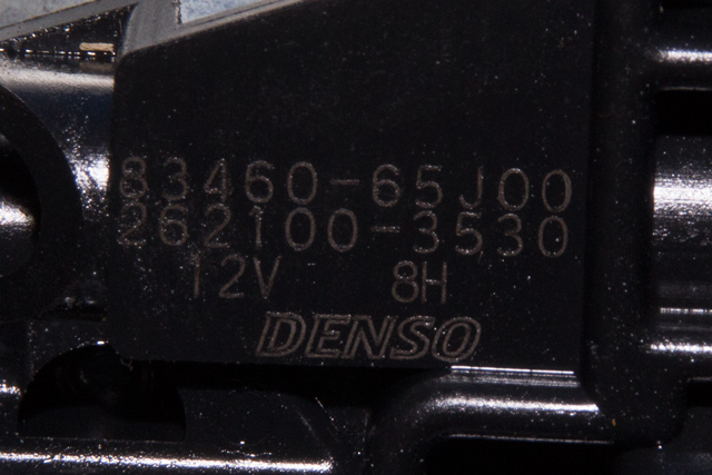 Ruteheis venstre bak til Suzuki Grand Vitara 2005-2015 (Type III)  (DENSO|262100-3530|83460-65J00|)