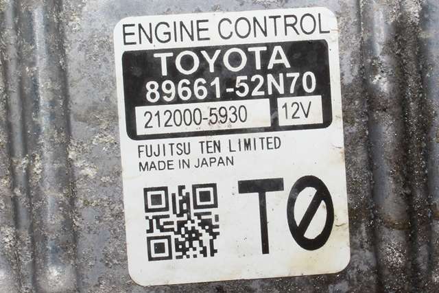 Styreenhet motor til Toyota Verso-S 2011-2015 (COMBI) (COMBI) (DENSO|212000-5930|89661-52N70|)