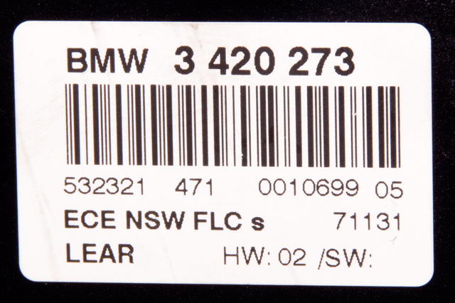 Bryter lys til BMW X3 2007-2010 (Fase 2) (E83) (E83) (BMW|3 420 273|)