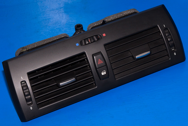 Dashbord friskluftdyse midtkonsoll til BMW X3, 2007-2010 (Fase 2) (E83) (E83) 