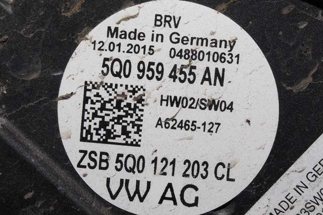 Kjølevifte til VW e-Golf 2014-2017 (Fase 1) (VAG|5Q0 959 455 AN|)