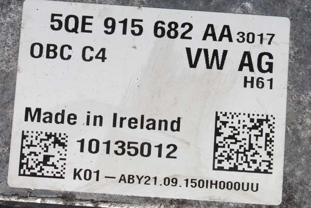 Batterilader (OBC - On Board Charger) til VW Golf VII 2012-2017 (Fase 1)  (VAG|5QE 915 682 AA|)