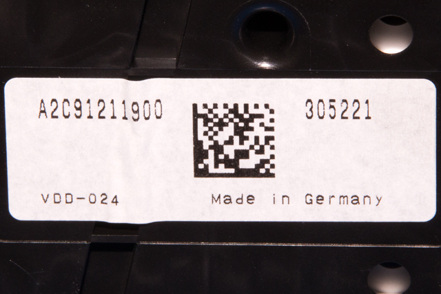 Instrumentpanel til VW e-Golf 2014-2017 (Fase 1)  (VDO|A2C91211900|5GE 920 755|)