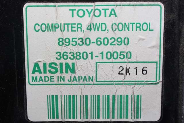 Styreenhet 4WD til Toyota Land Cruiser 120 2002-2009  (AISIN|363801-10050|89530-60290|)