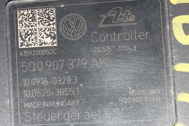 ABS sentral til VW Golf VII 2012-2017 (Fase 1) (VAG|5Q0 614 517 AL|5Q0 907 379 AK|)