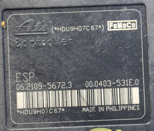 ABS sentral til Ford Fiesta 2008-2012 (Type VI, Fase 1) (FORD|8V51-2C405-AE|)