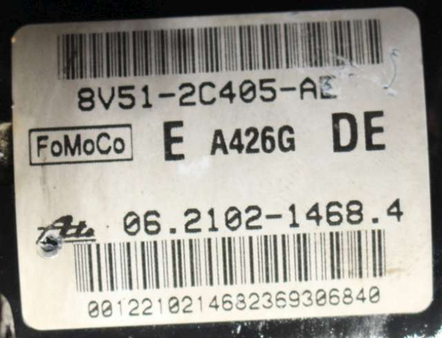 ABS sentral til Ford Fiesta 2008-2012 (Type VI, Fase 1) (FORD|8V51-2C405-AE|)