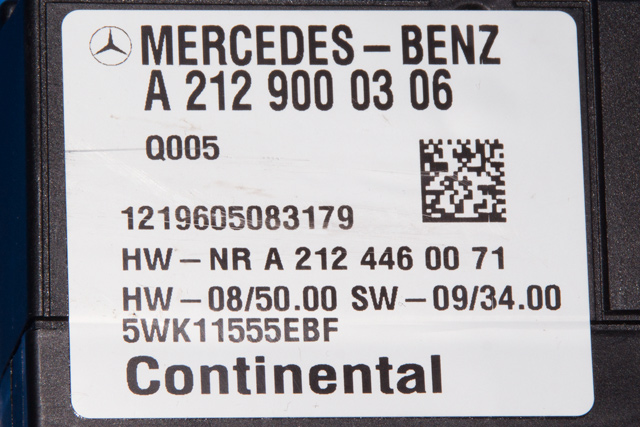 Styreenhet drivstoffpumpe til Mercedes Vito/Viano 2010-2014 (Fase 2) (W639) (W639) (MERCEDES|A 202 900 03 06|)