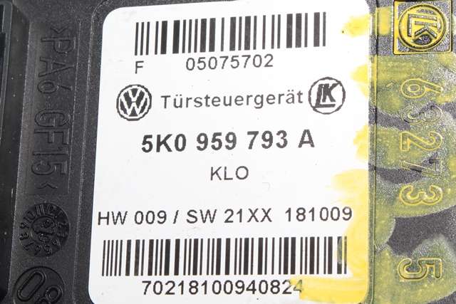 Ruteheis venstre foran til VW Tiguan 2007-2011 (Type I, Fase 1)  